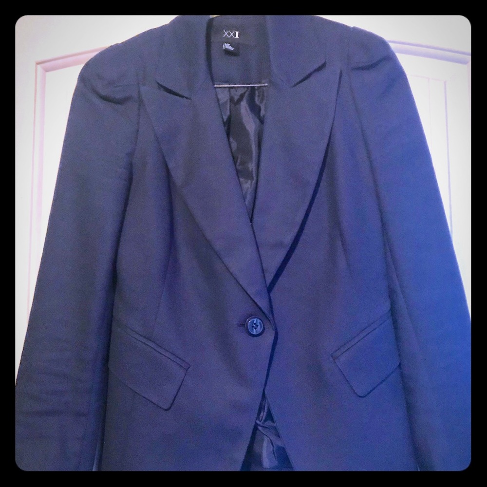 Navy blue Suit Jacket. Forever 21